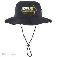 Funny Iowa Beer Distressed Iowa State Map Bucket Hat thumb 0