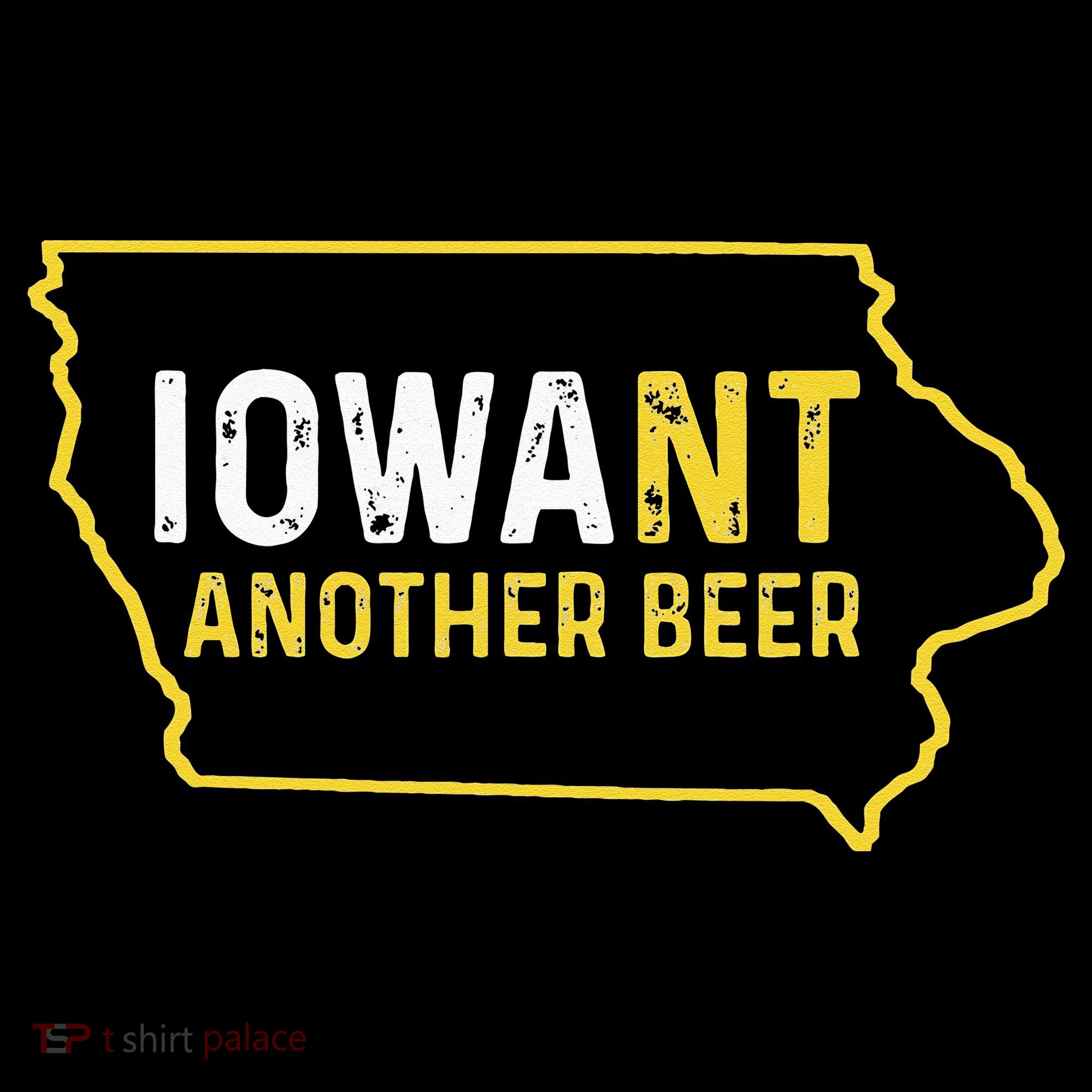 Funny Iowa Beer Distressed Iowa State Map Kids Sweatshirt