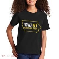 Funny Iowa Beer Distressed Iowa State Map Kids T-Shirt thumb 2