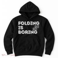 Folding Is Boring Poker Card Player Hoodie thumb 0
