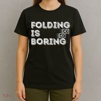 Folding Is Boring Poker Card Player T-Shirt thumb 4
