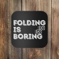 Folding Is Boring Poker Card Player Coaster thumb 0