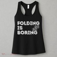 Folding Is Boring Poker Card Player Women's Tank Top thumb 3