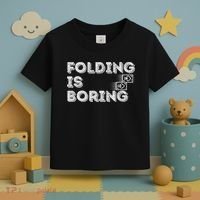 Folding Is Boring Poker Card Player Toddler T-Shirt thumb 3