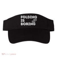 Folding Is Boring Poker Card Player Visor thumb 0