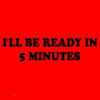 Funny ILl Be Ready In 5 Minutes I White Lie Party Cool Gift Santa Hat thumb 1