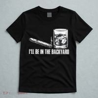 Funny I'll Be In The Backyard Cigar Whiskey Lover  T-Shirt thumb 5