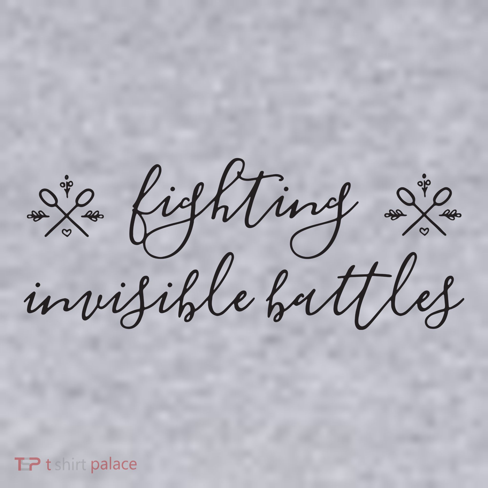 Fighting Invisible Battles Invisible Illness Awareness Women's Sweatshirt