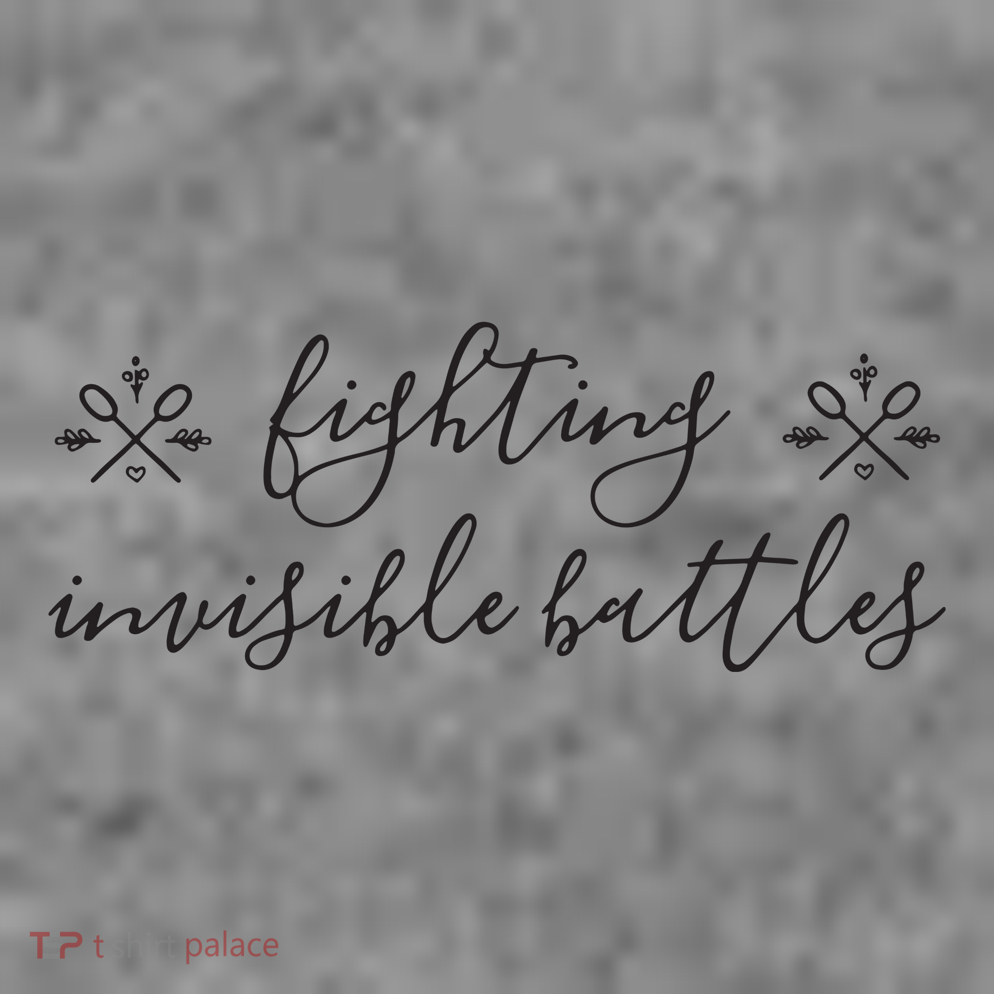 Fighting Invisible Battles Invisible Illness Awareness Toddler Hoodie