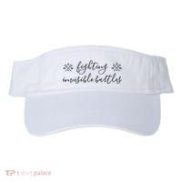 Fighting Invisible Battles Invisible Illness Awareness Visor thumb 0