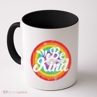 Flowers Illustration Be Kind Sunflower Gift Coffee Mug thumb 0