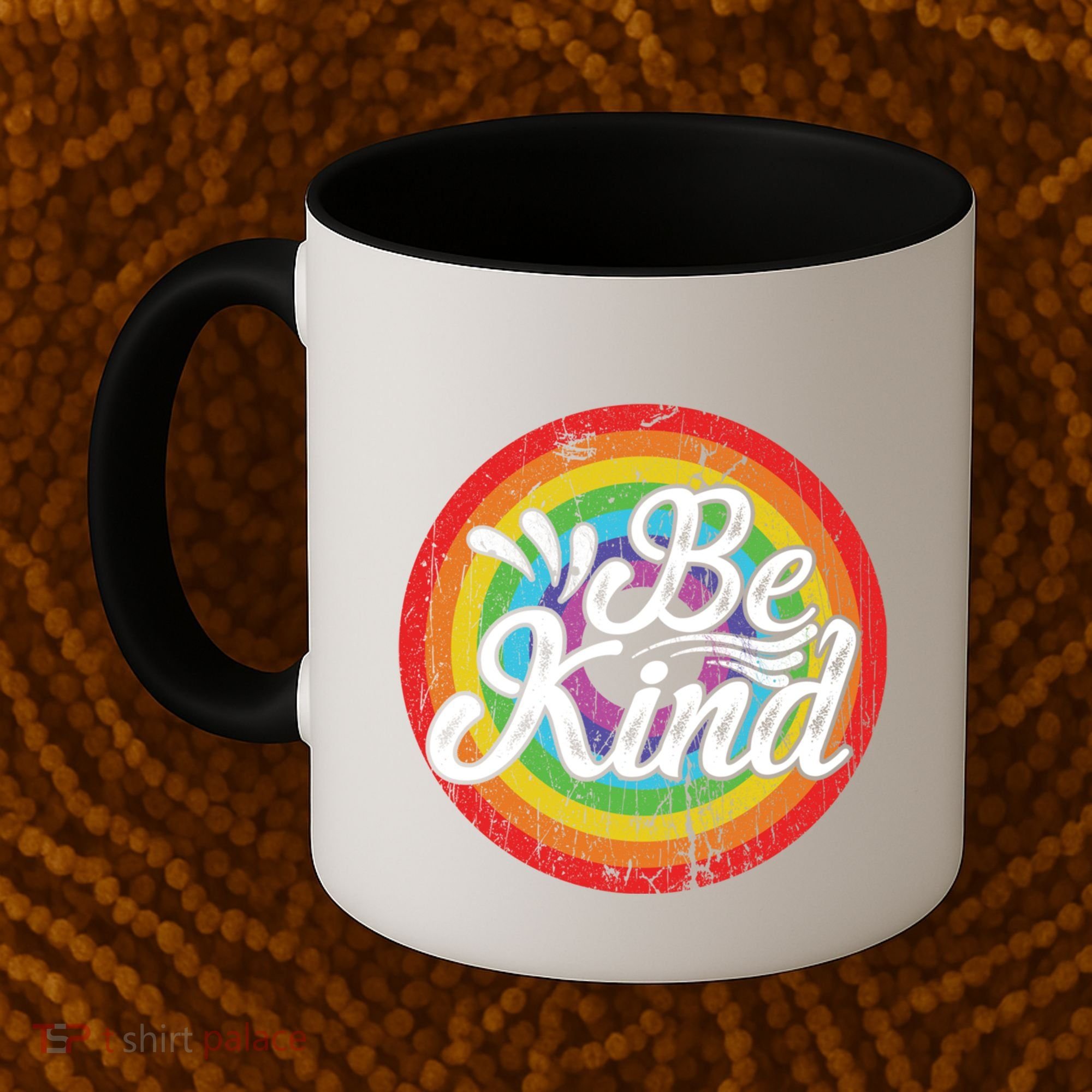 Flowers Illustration Be Kind Sunflower Gift Coffee Mug