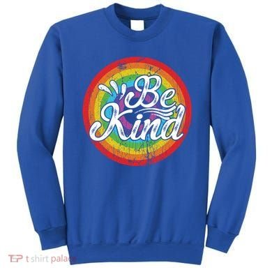 Flowers Illustration Be Kind Sunflower Gift Sweatshirt