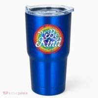 Flowers Illustration Be Kind Sunflower Gift Tumbler thumb 0
