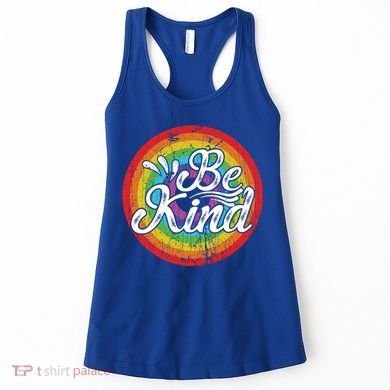 Flowers Illustration Be Kind Sunflower Gift Women's Tank Top