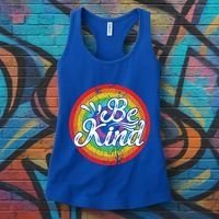 Flowers Illustration Be Kind Sunflower Gift Women's Tank Top thumb 3