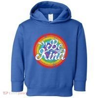 Flowers Illustration Be Kind Sunflower Gift Toddler Hoodie thumb 0