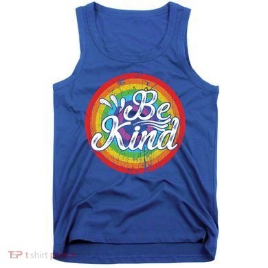Flowers Illustration Be Kind Sunflower Gift Tank Top