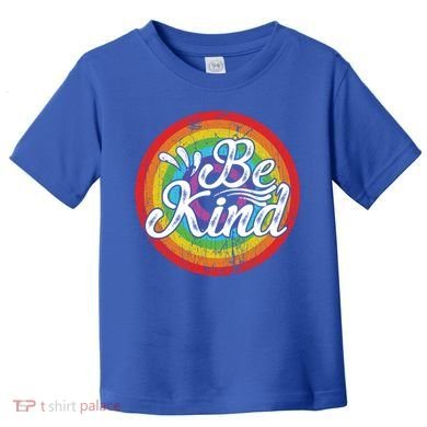 Flowers Illustration Be Kind Sunflower Gift Toddler T-Shirt