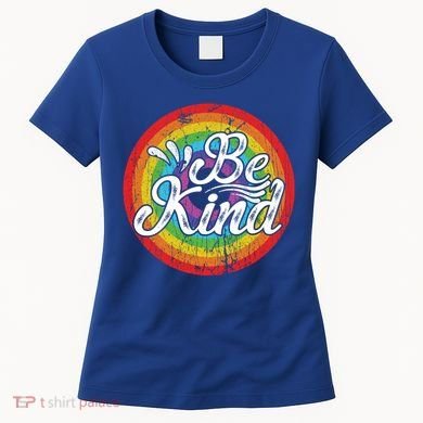 Flowers Illustration Be Kind Sunflower Gift Women's T-Shirt