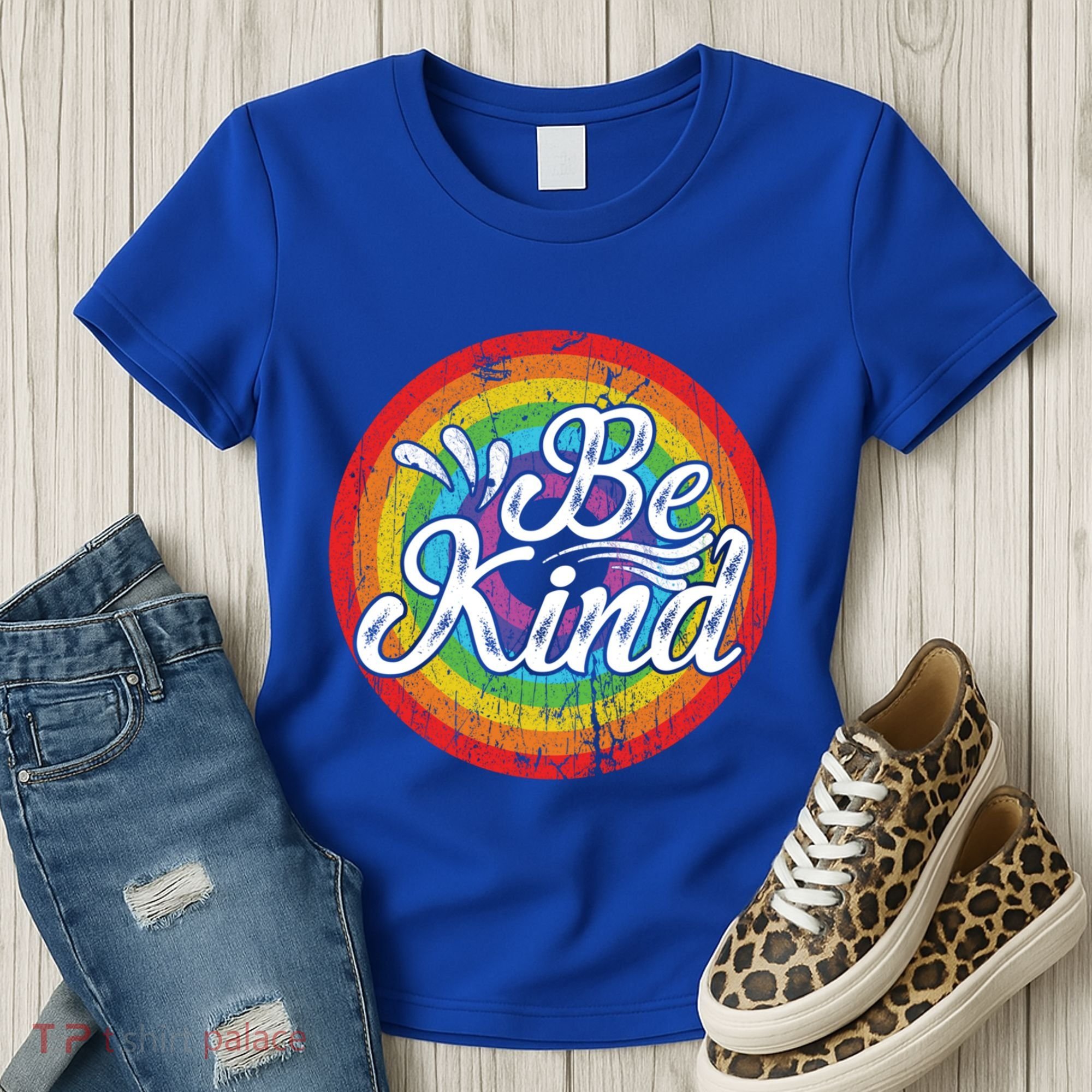 Flowers Illustration Be Kind Sunflower Gift Women's T-Shirt
