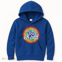 Flowers Illustration Be Kind Sunflower Gift Kids Hoodie thumb 0