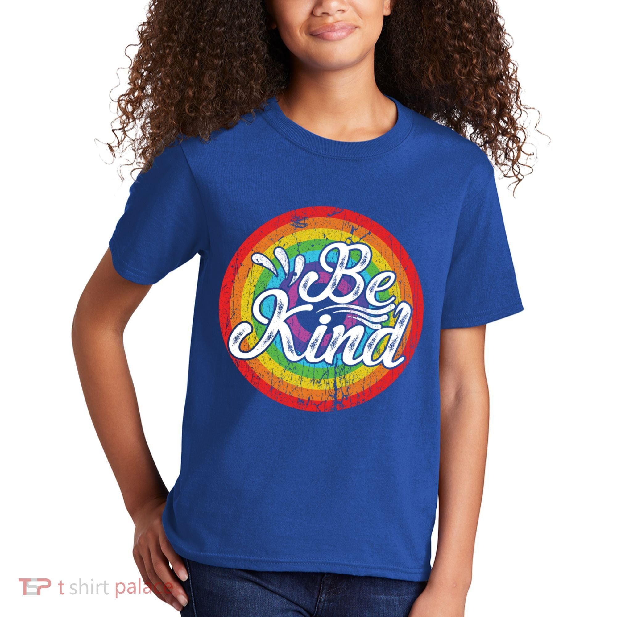 Flowers Illustration Be Kind Sunflower Gift Kids T-Shirt