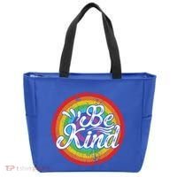 Flowers Illustration Be Kind Sunflower Gift Tote Bag thumb 0