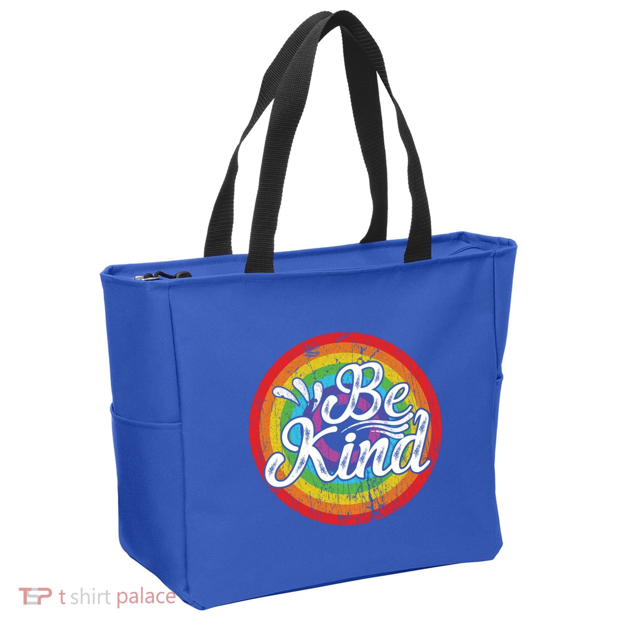 Flowers Illustration Be Kind Sunflower Gift Tote Bag