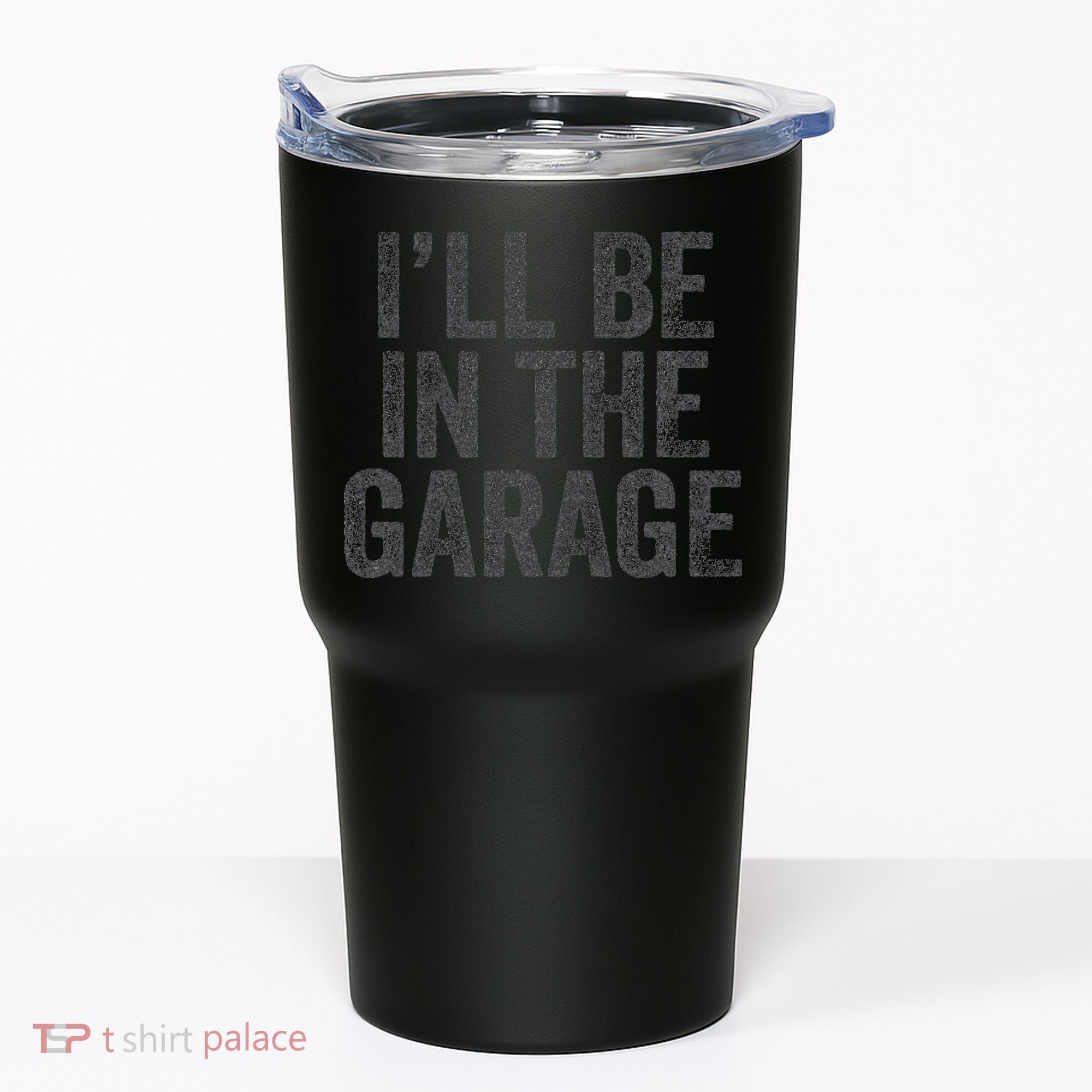 Funny Ill Be In The Garage Retro Car Dad Joke Fathers Day Tumbler