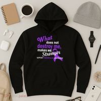 Fibromyalgia Make Me Stronger Hoodie thumb 3