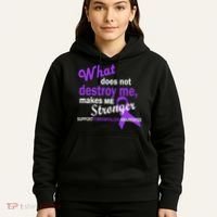 Fibromyalgia Make Me Stronger Hoodie thumb 5