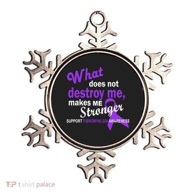 Fibromyalgia Make Me Stronger Ornament