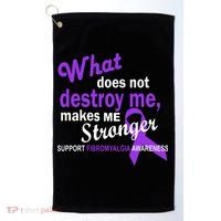 Fibromyalgia Make Me Stronger Golf Towel thumb 0