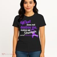 Fibromyalgia Make Me Stronger Women's T-Shirt thumb 4