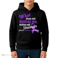 Fibromyalgia Make Me Stronger Kids Hoodie thumb 4