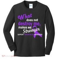 Fibromyalgia Make Me Stronger Kids Long Sleeve Shirt thumb 0