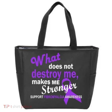 Fibromyalgia Make Me Stronger Tote Bag
