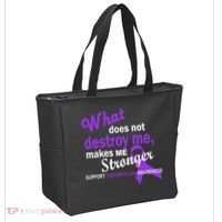 Fibromyalgia Make Me Stronger Tote Bag thumb 2