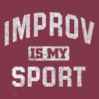 Funny Improv Comedy Gift Improv Is My Sport 16oz Travel Tumbler thumb 2