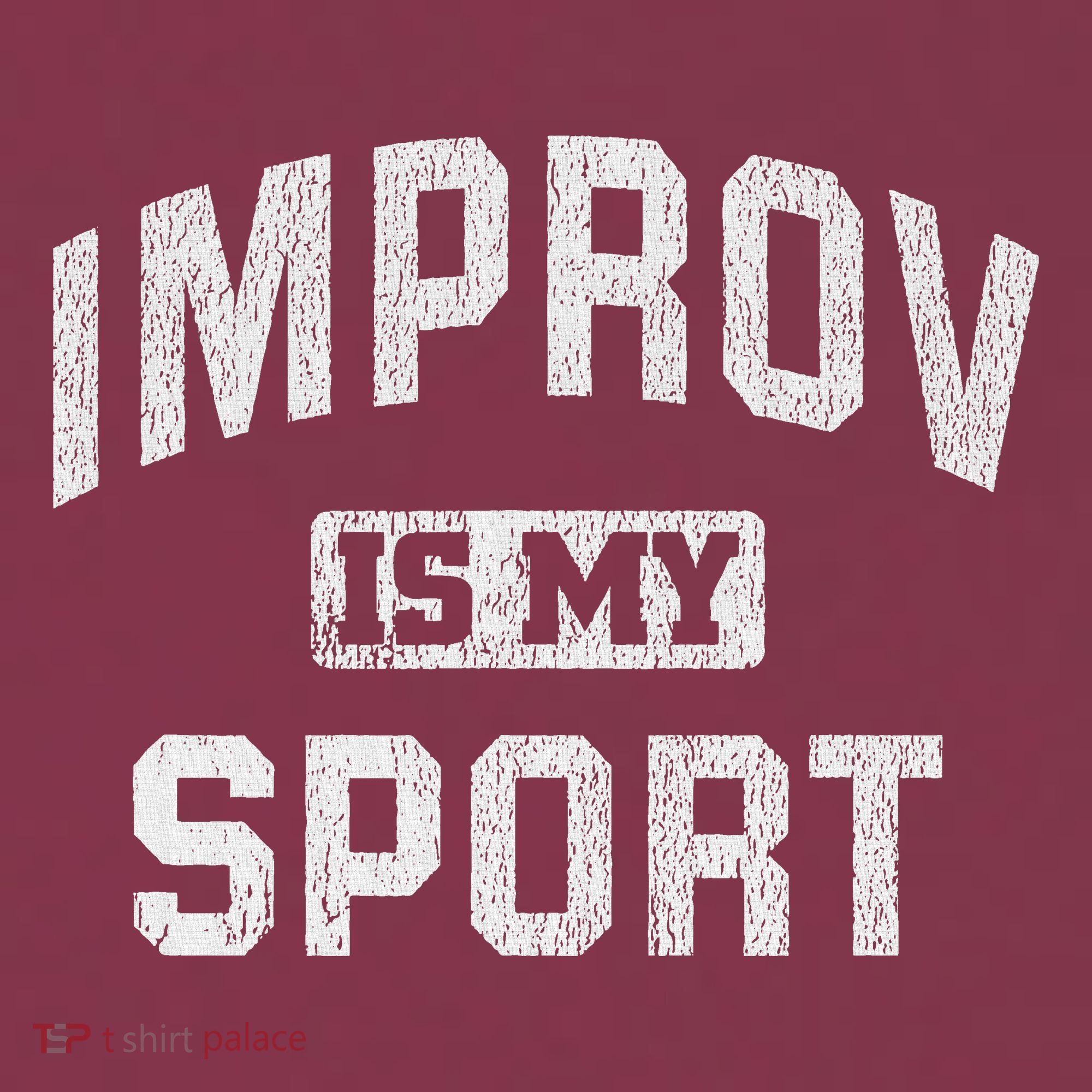 Funny Improv Comedy Gift Improv Is My Sport 16oz Travel Tumbler