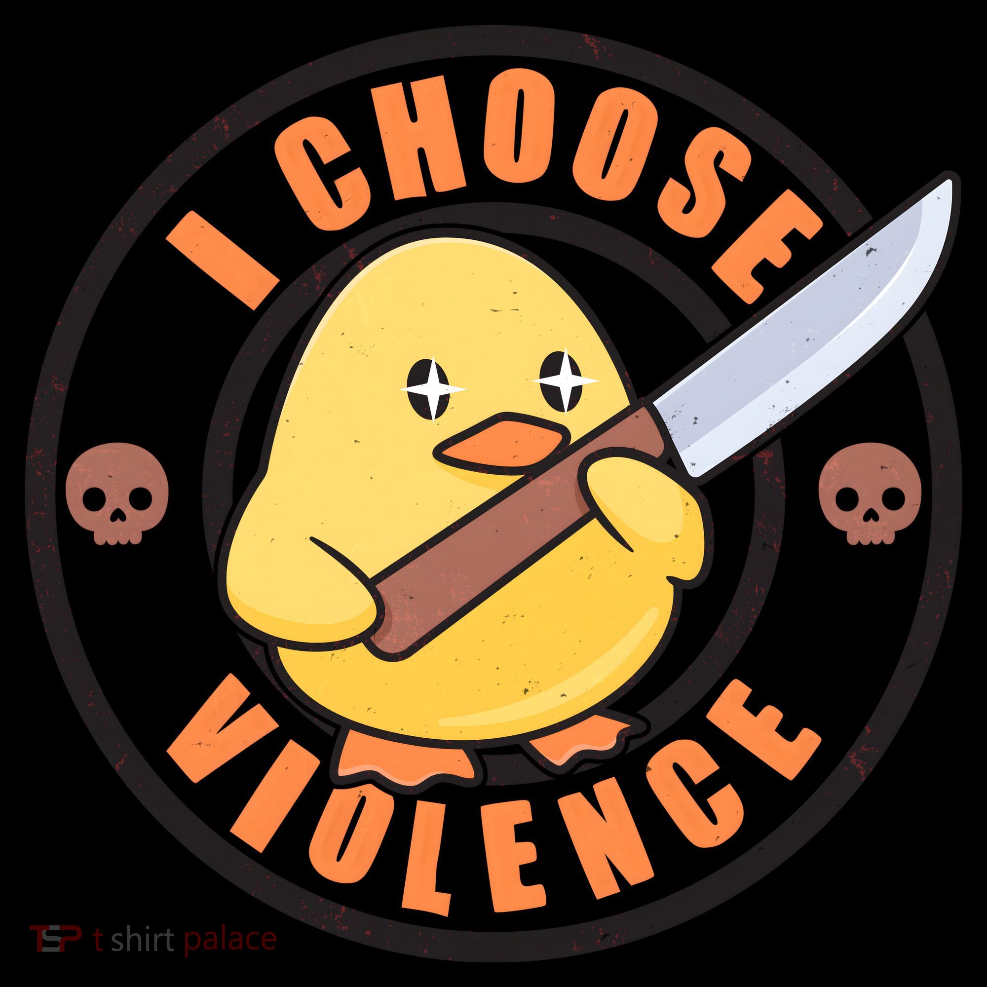 Funny I Choose Violence Baby Chick With Knife Coffee Mug