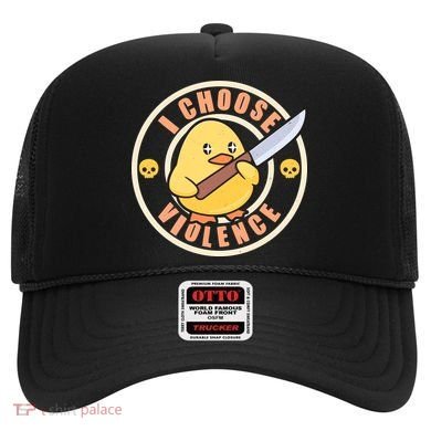 Funny I Choose Violence Baby Chick With Knife Hat