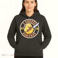 Funny I Choose Violence Baby Chick With Knife Hoodie thumb 5