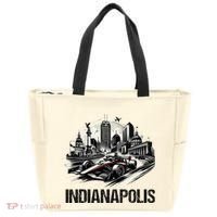 Formula Indianapolis City Indiana Circuit Racetrack Fast Tote Bag thumb 0