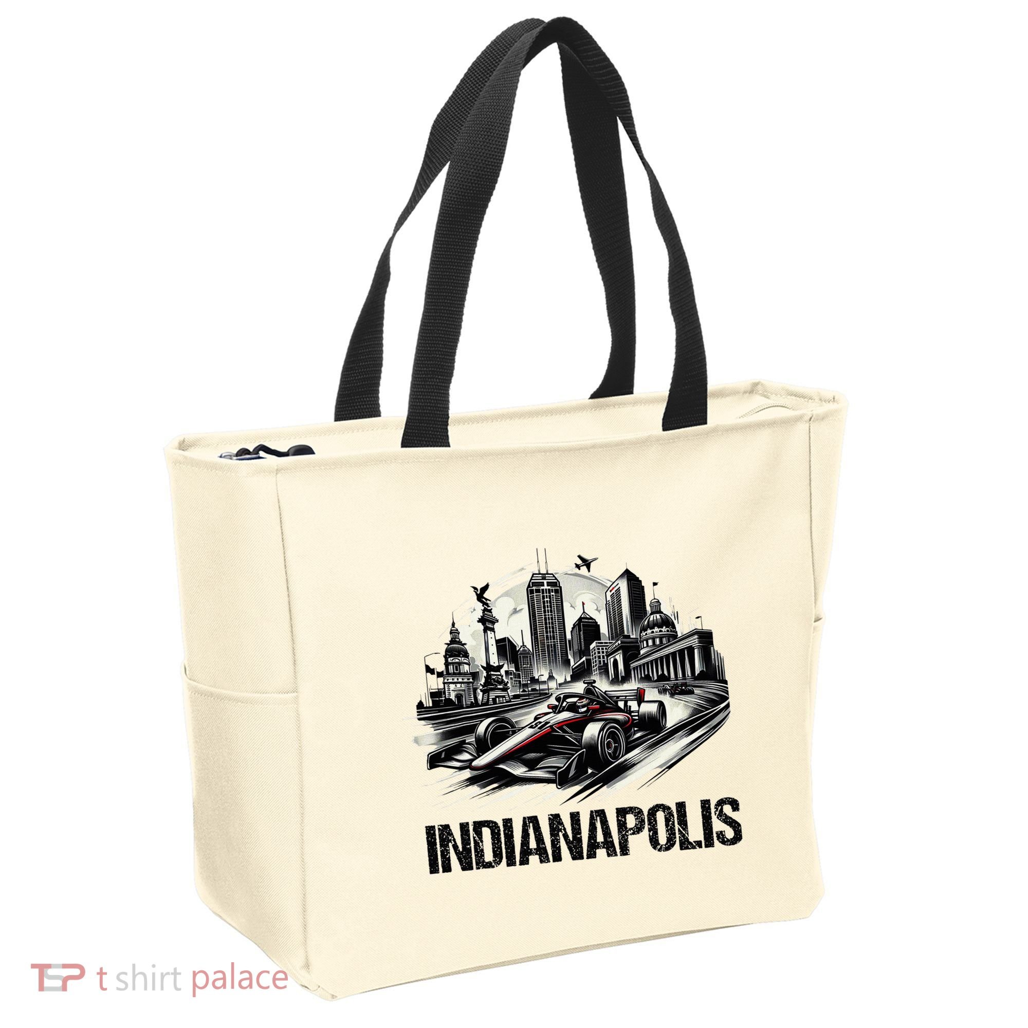 Formula Indianapolis City Indiana Circuit Racetrack Fast Tote Bag