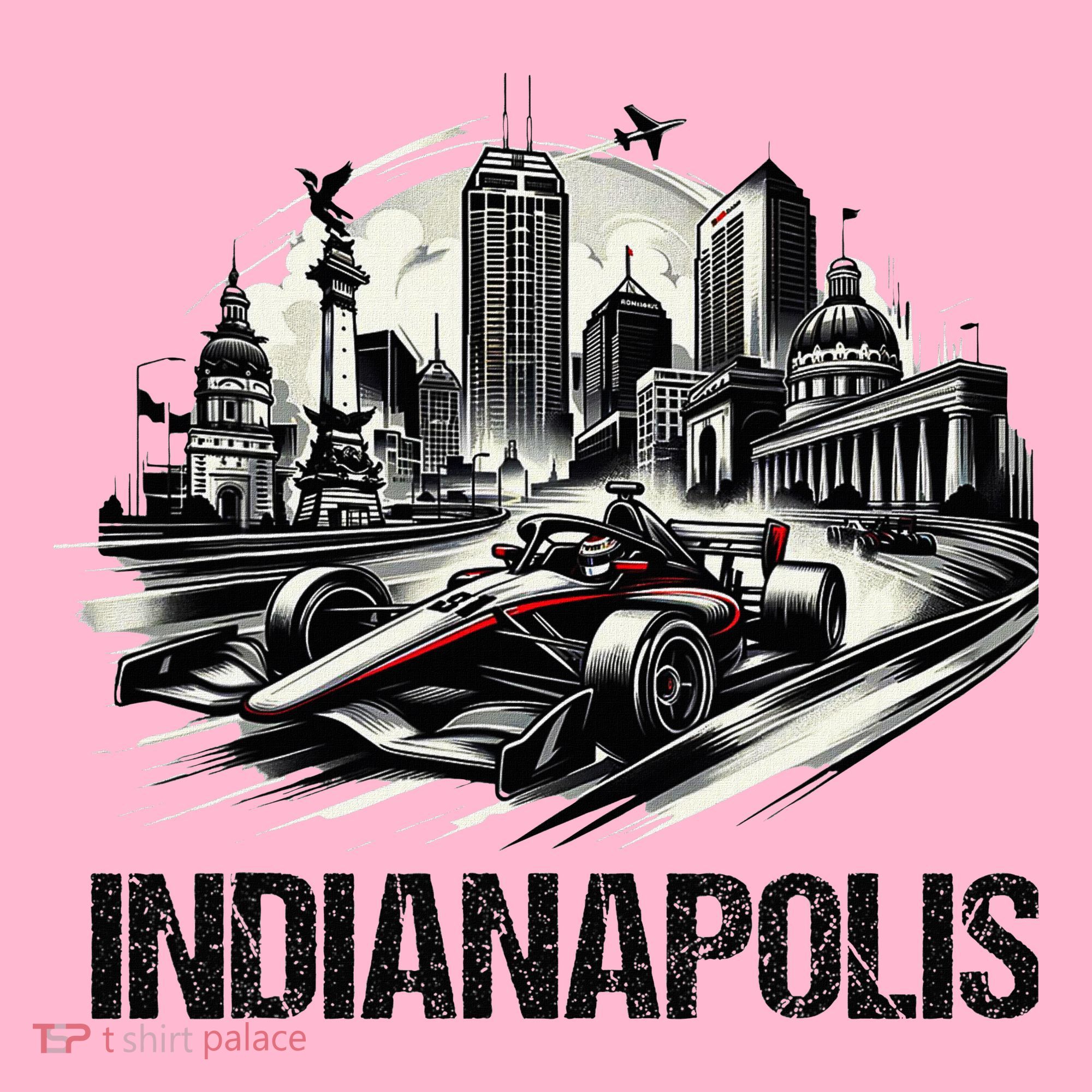 Formula Indianapolis City Indiana Circuit Racetrack Fast Coaster