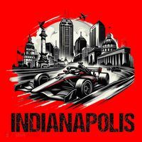 Formula Indianapolis City Indiana Circuit Racetrack Fast Santa Hat thumb 1