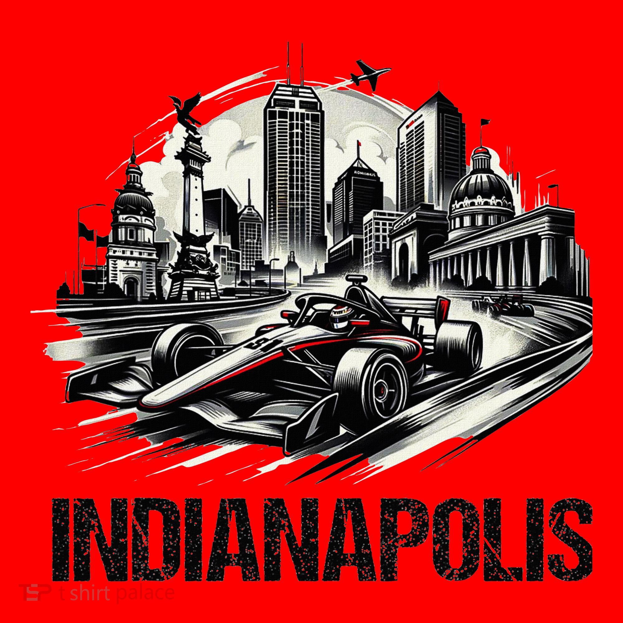 Formula Indianapolis City Indiana Circuit Racetrack Fast Santa Hat