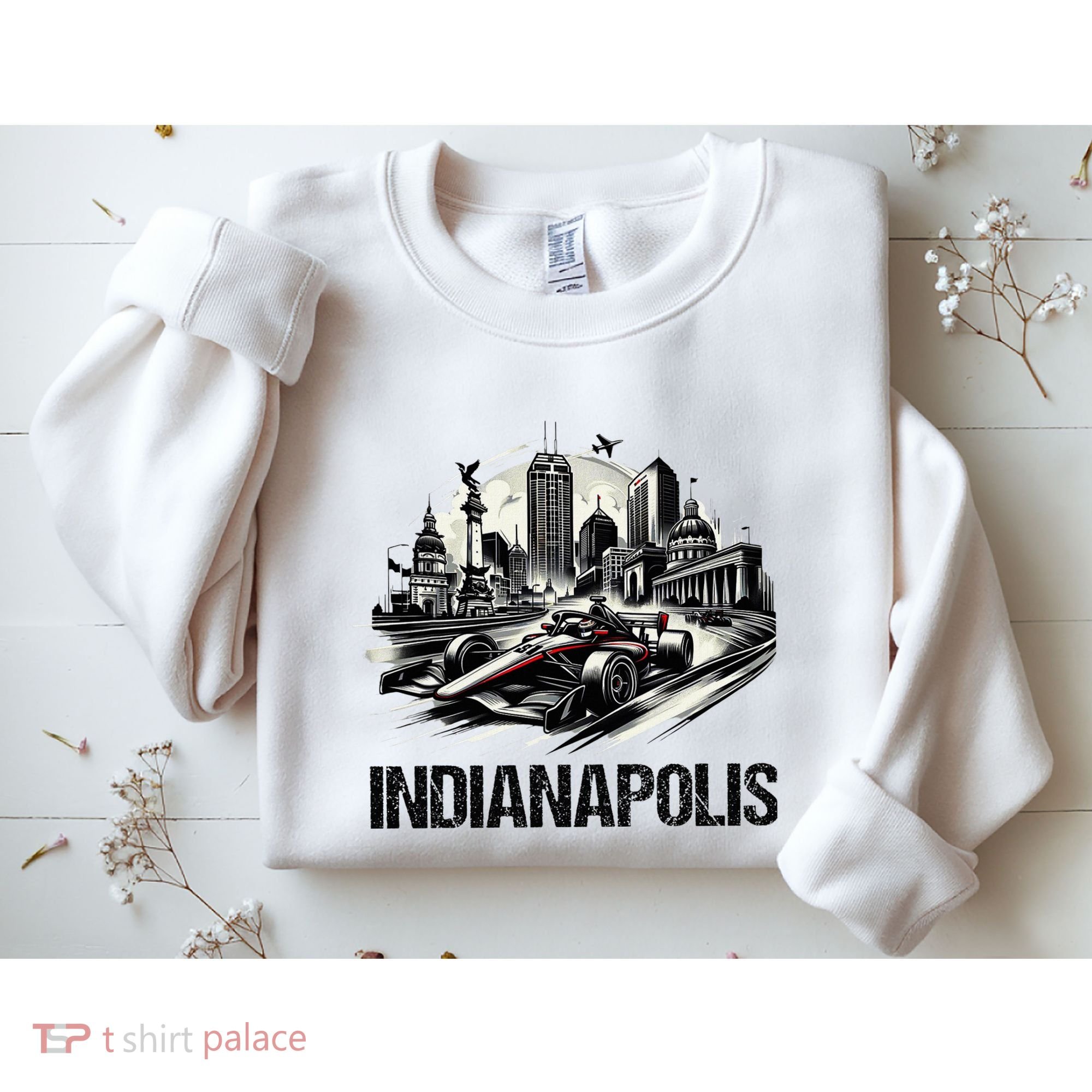 Formula Indianapolis City Indiana Circuit Racetrack Fast Sweatshirt